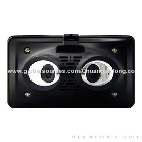 HD car DVR, whole angle view 360 degrees, 3.5 inches TFT LCD